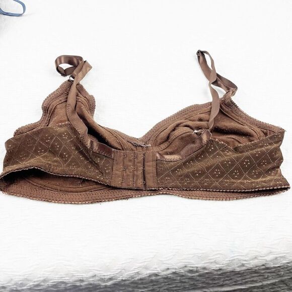 BUY 1 GET 1 FREE Mamia 36d brown unlined supportive bra - Picture 5 of 8